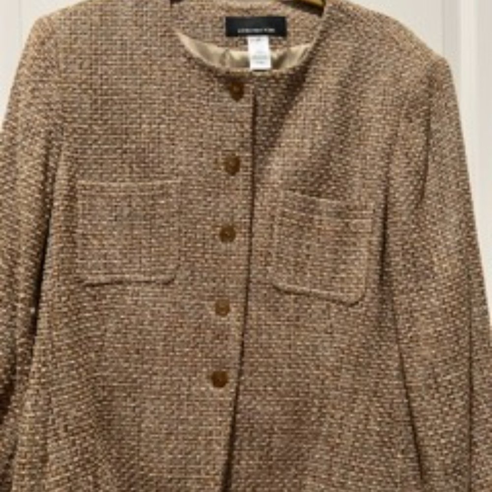 New: Jones New York Tweed Jacket